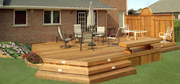 Cedar Composite Decking in Malibu, CA